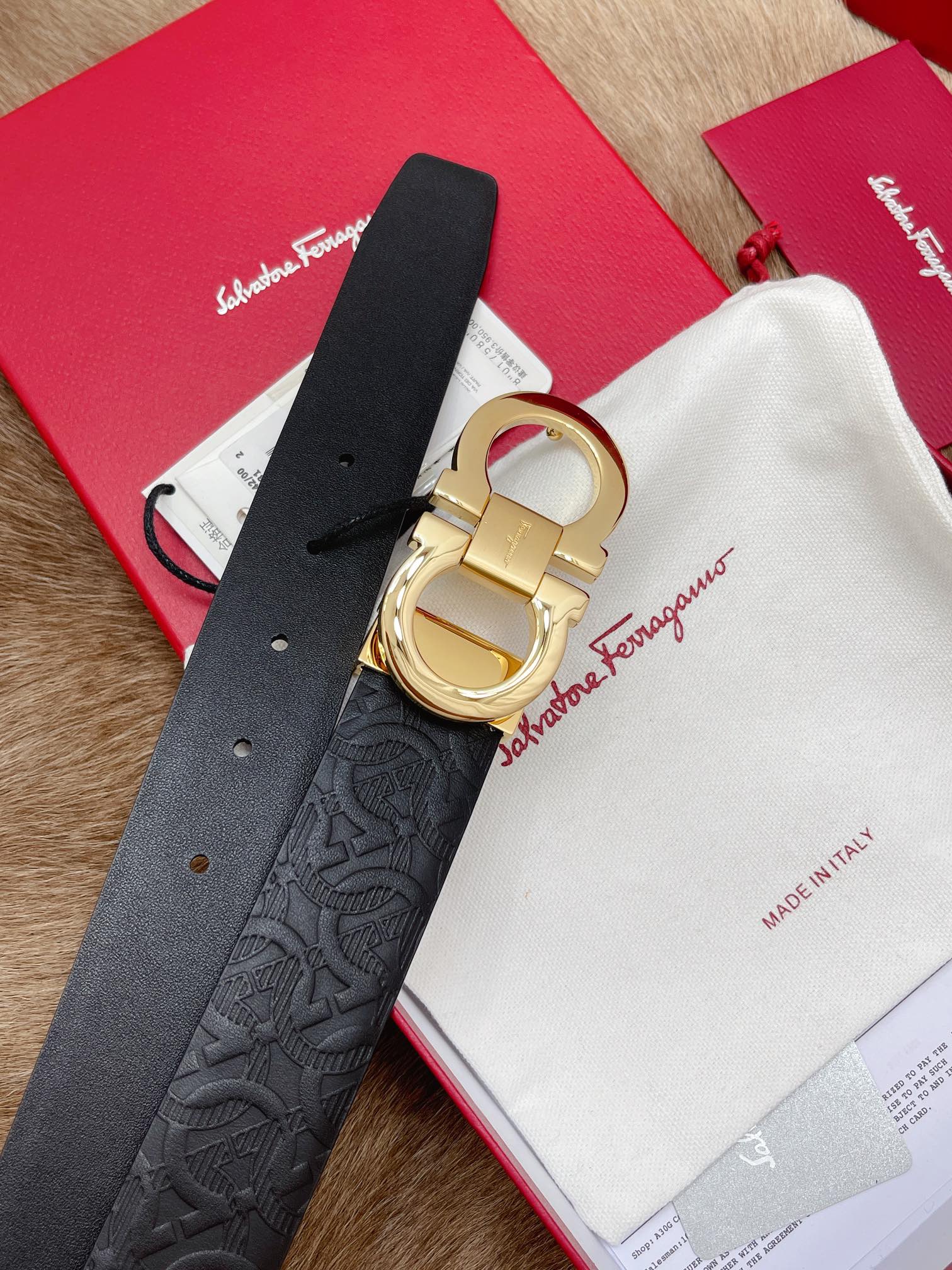 Salvatore Ferragamo Male Basic Belt M