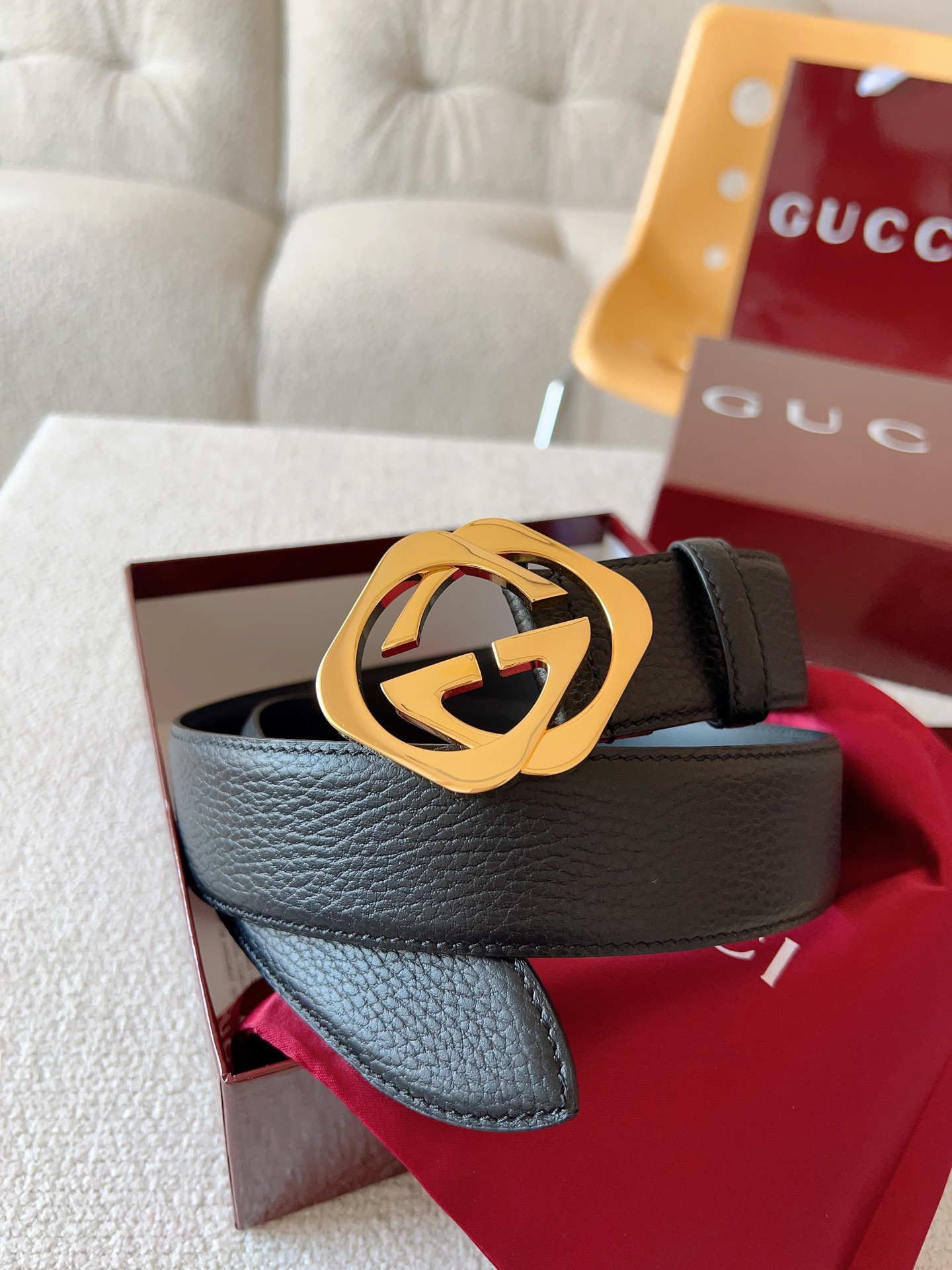 Gucci Leather Belt 13514-m