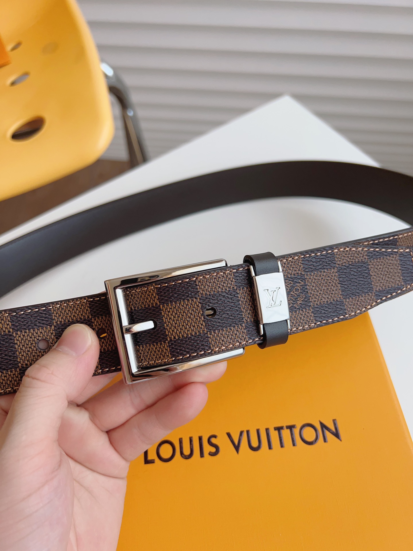Louis Vuitton Male Basic Belt 35mm-l