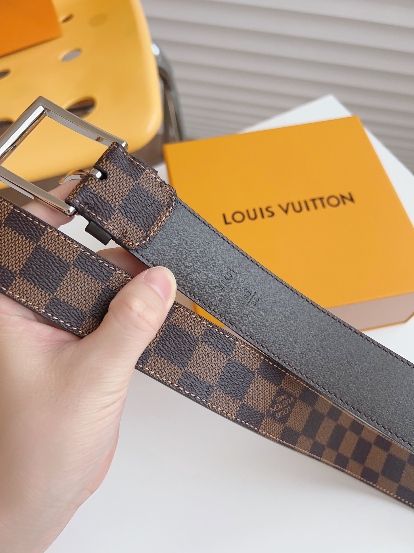 Louis Vuitton Male Basic Belt 35mm-l