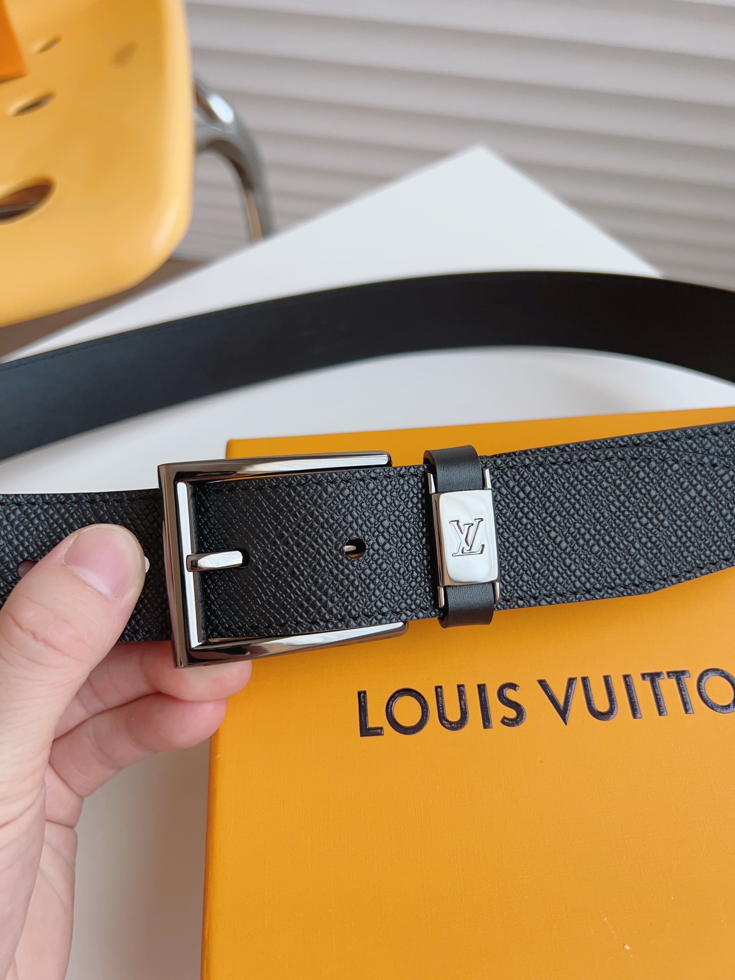 Louis Vuitton Male Basic Belt 35mm-l