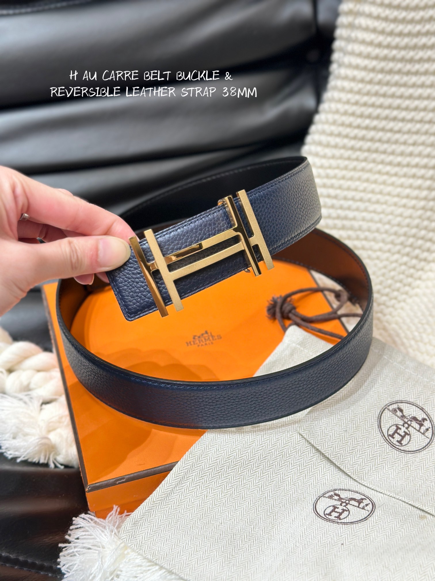 Hermès Male Basic Belt Cow Leather 38mm-s-l