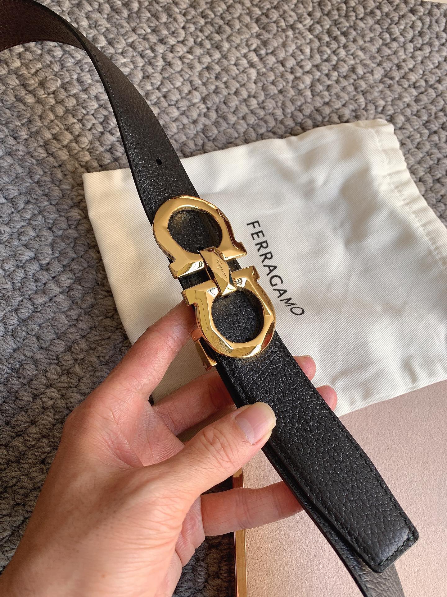 Salvatore Ferragamo Male Leather Belt