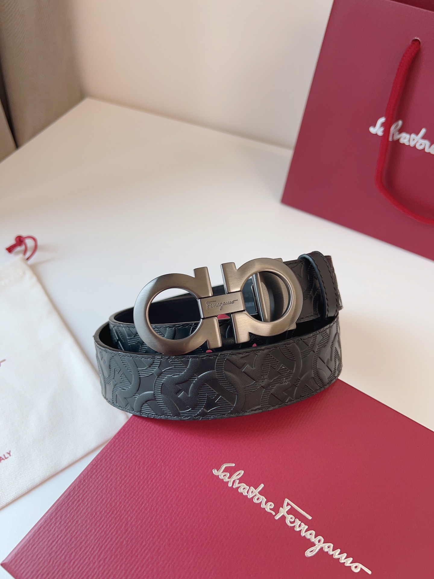 Salvatore Ferragamo Basic Belt Cow Leather M