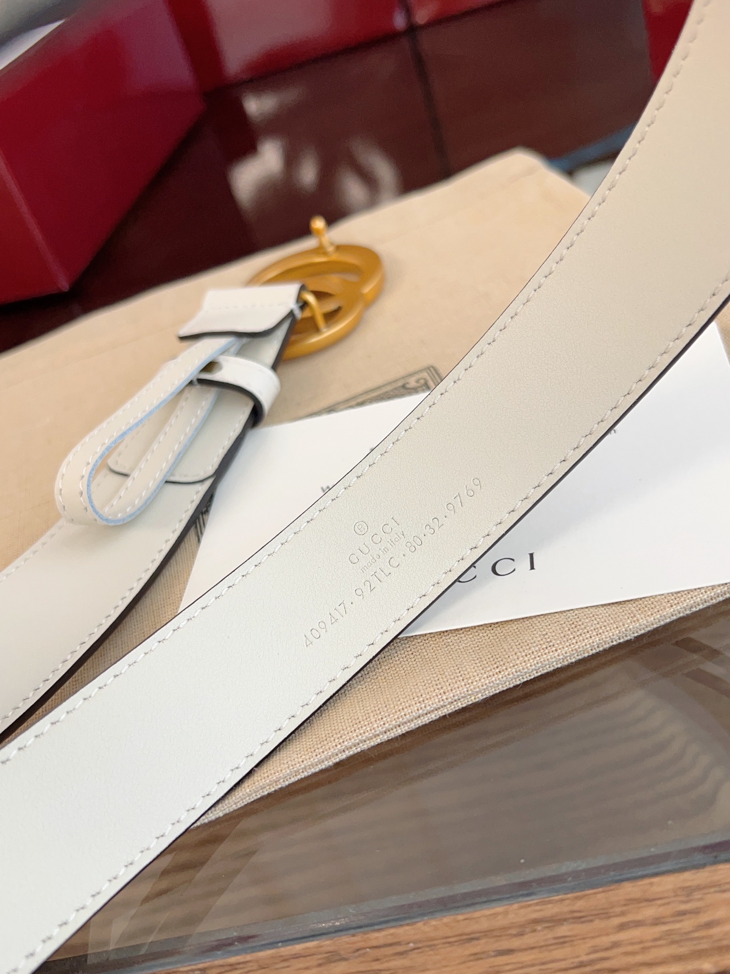 Gucci Basic Belt Cow Leather 13514-s-m-l