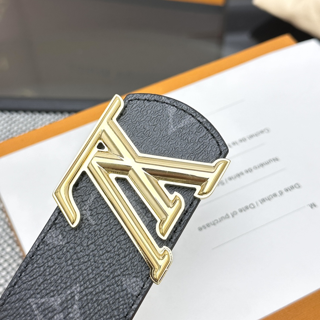 Louis Vuitton Male Basic Belt Canvas S-m-l