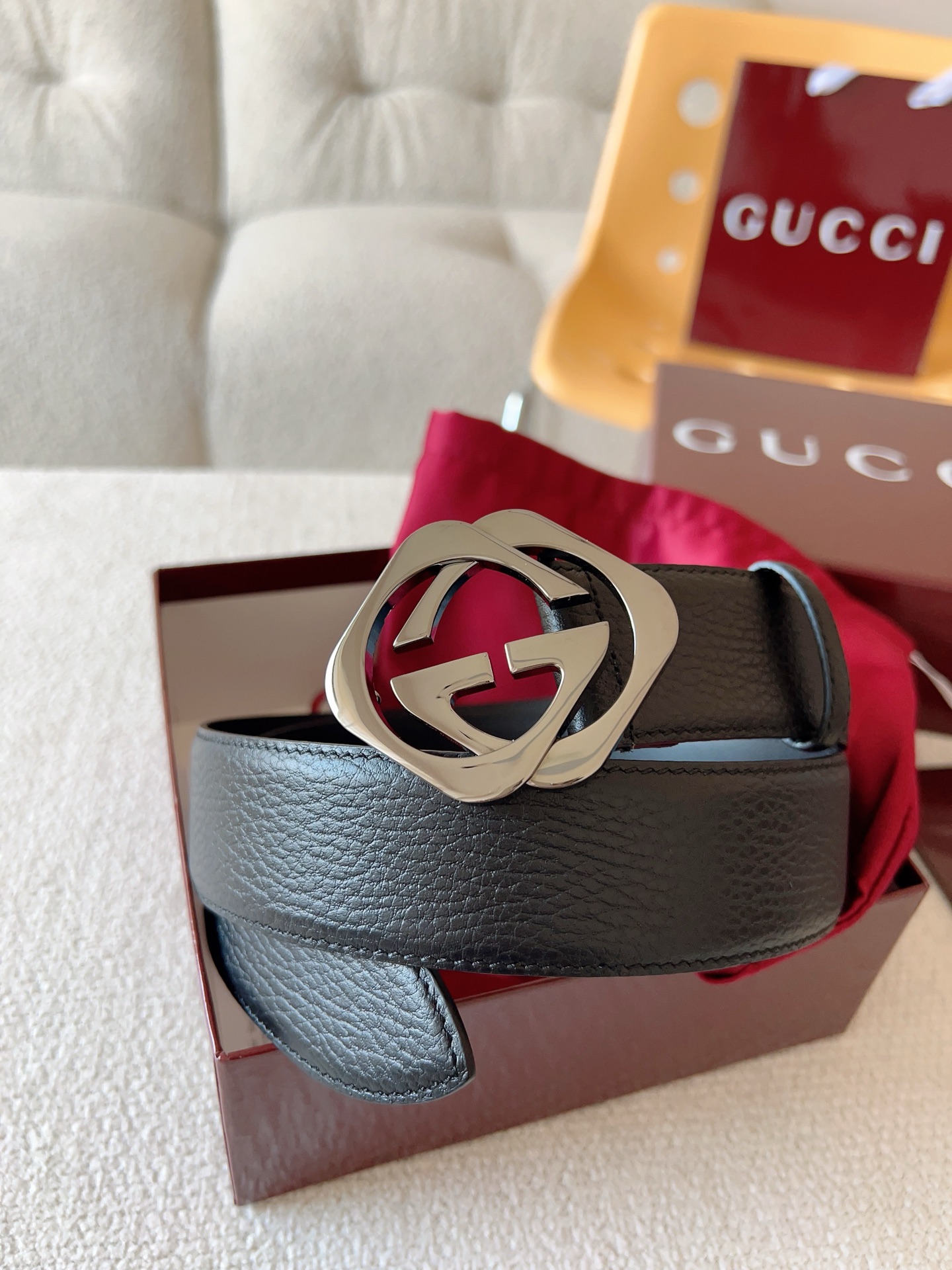 Gucci Leather Belt 13514-m
