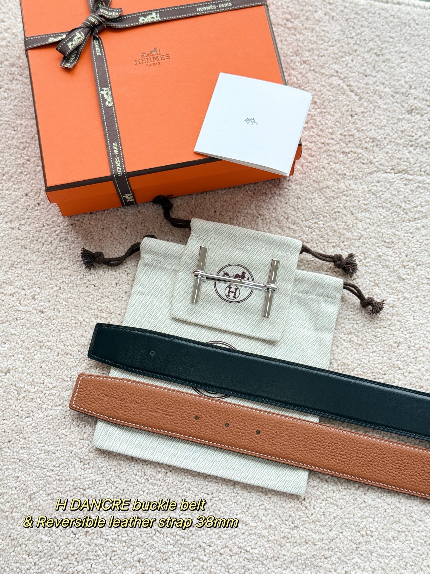 Hermès Male Basic Belt 38mm