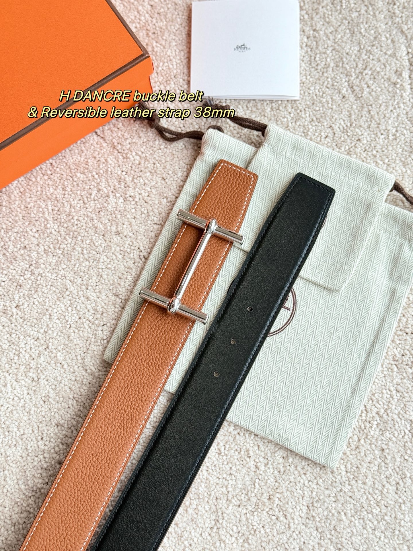 Hermès Male Basic Belt 38mm