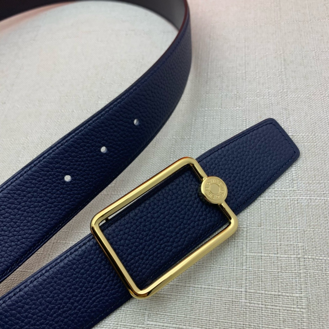Hermès Basic Belt Top Grain Leather 38cm