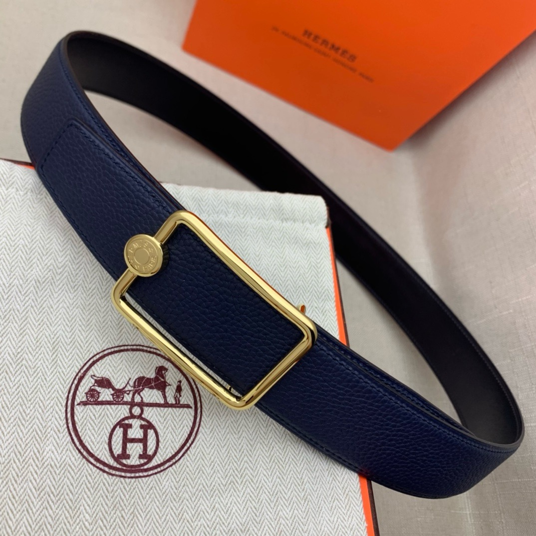 Hermès Basic Belt Top Grain Leather 38cm