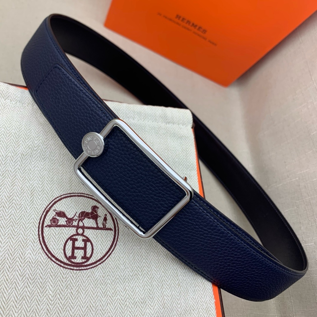 Hermès Basic Belt Top Grain Leather 38cm