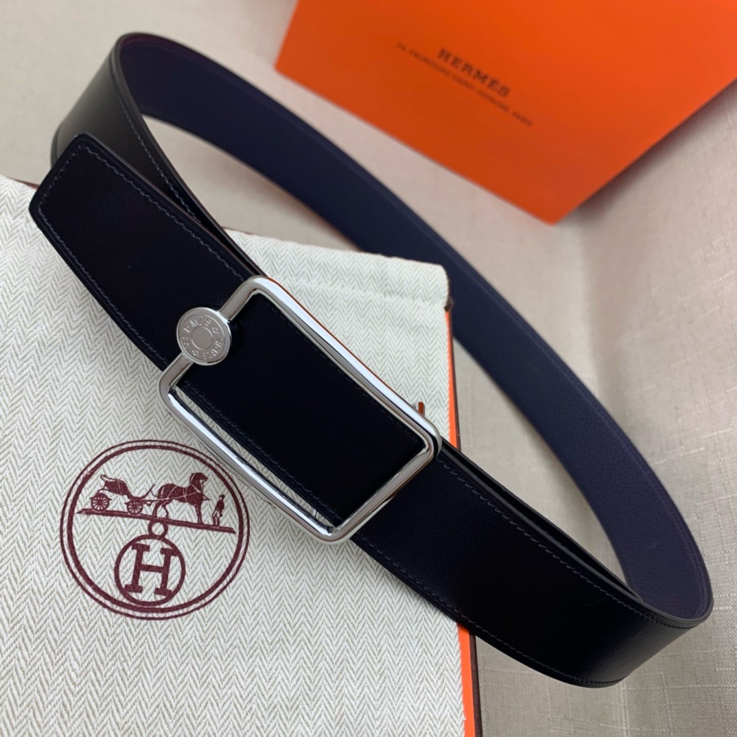 Hermès Basic Belt Top Grain Leather 38cm