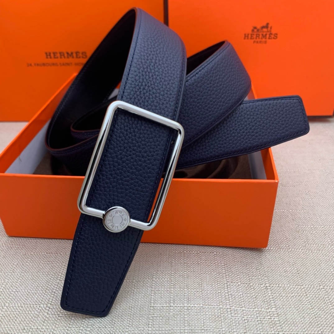 Hermès Basic Belt Top Grain Leather 38cm