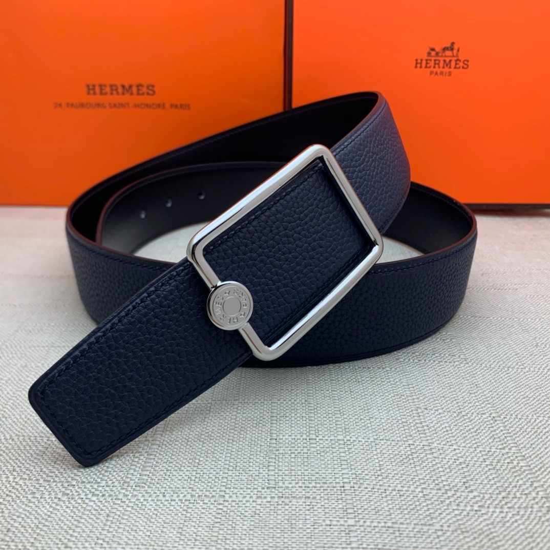 Hermès Basic Belt Top Grain Leather 38cm