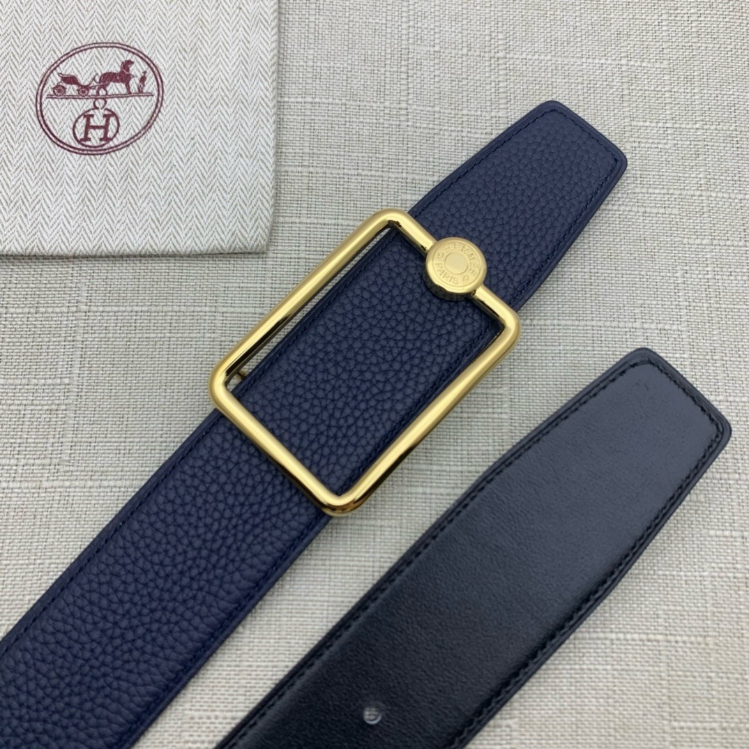 Hermès Basic Belt Top Grain Leather 38cm