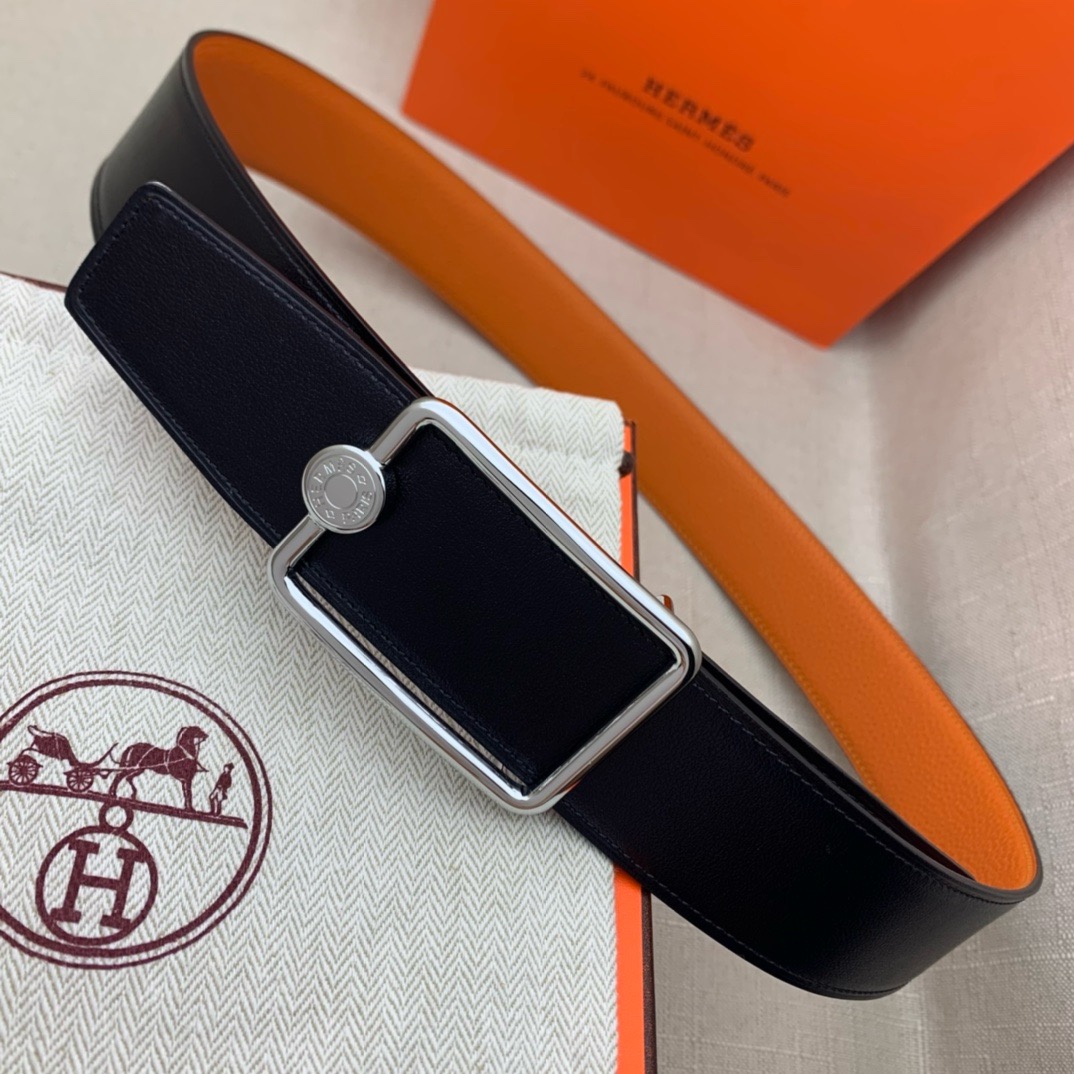 Hermès Basic Belt Top Grain Leather 38cm