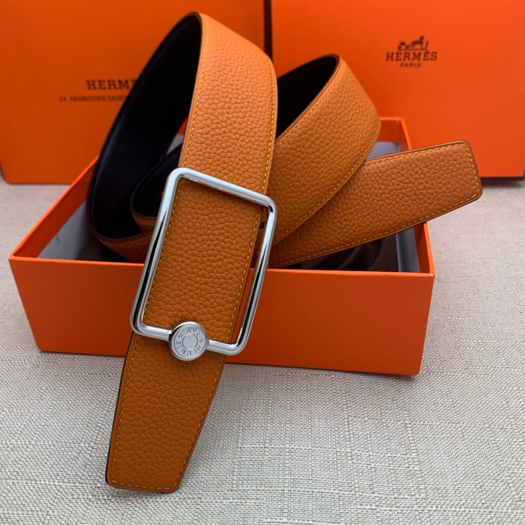 Hermès Basic Belt Top Grain Leather 38cm