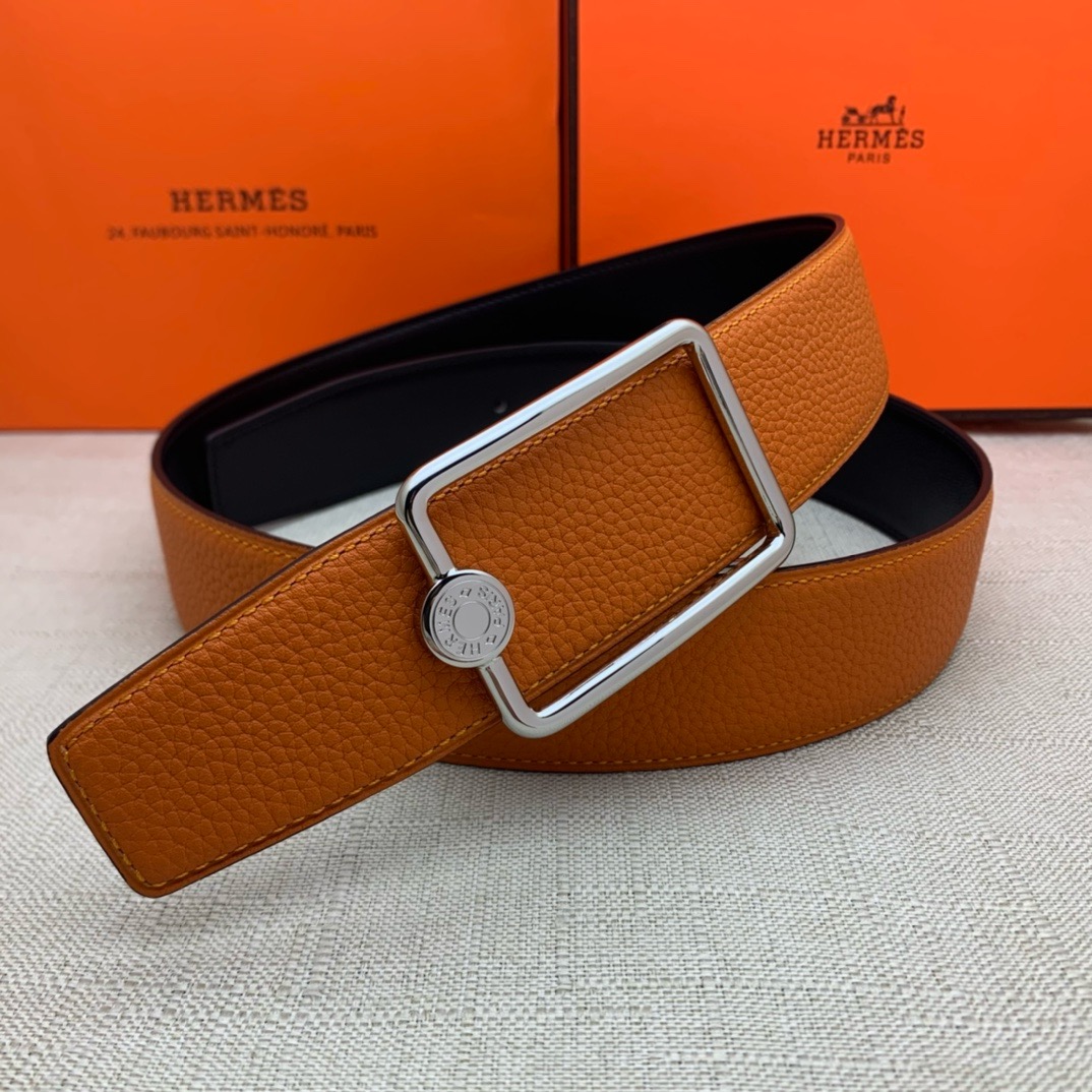 Hermès Basic Belt Top Grain Leather 38cm