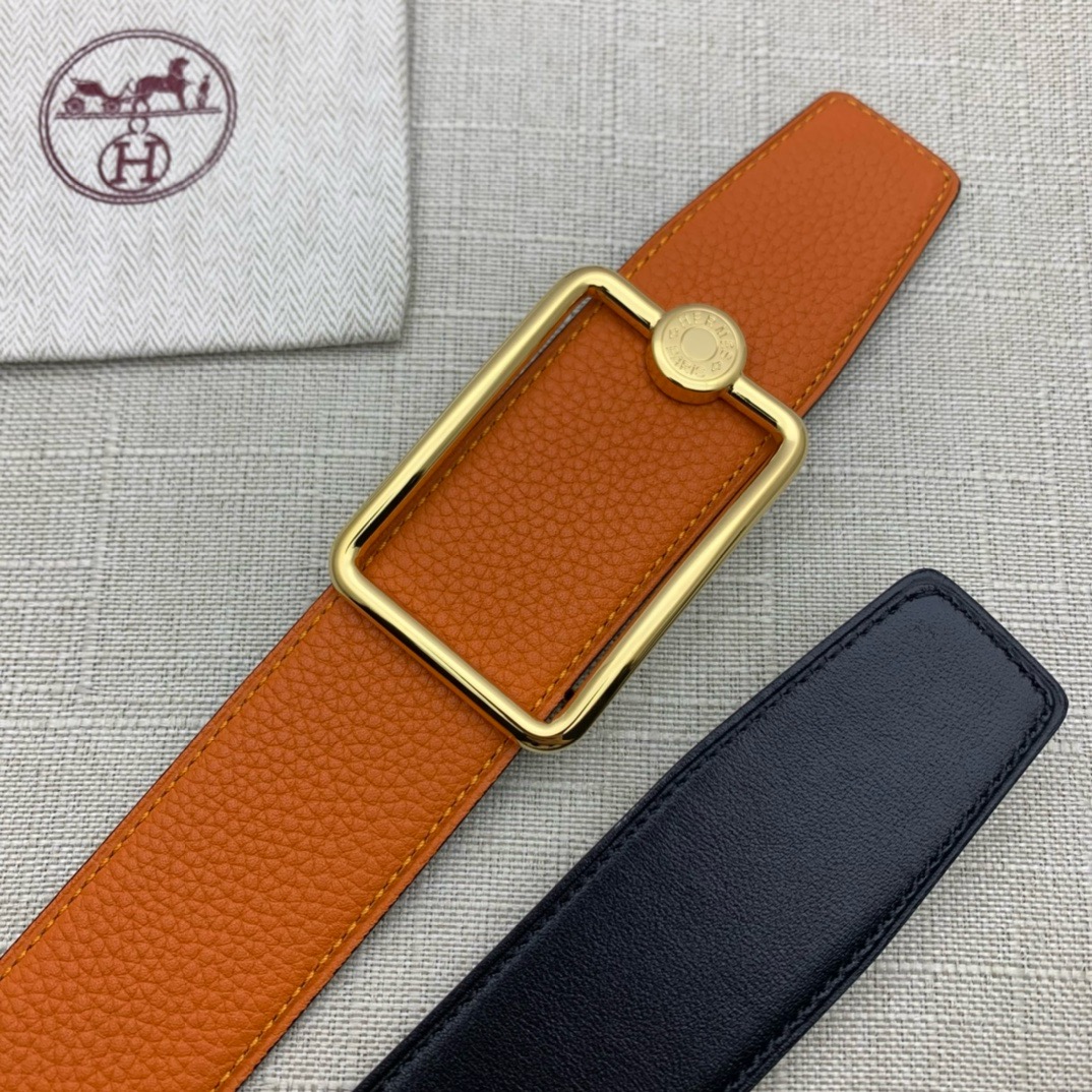 Hermès Basic Belt Top Grain Leather 38cm