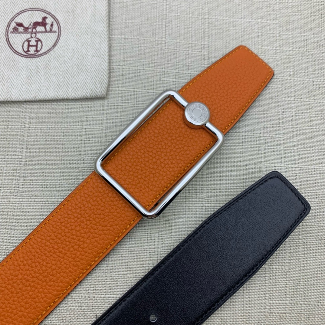 Hermès Basic Belt Top Grain Leather 38cm