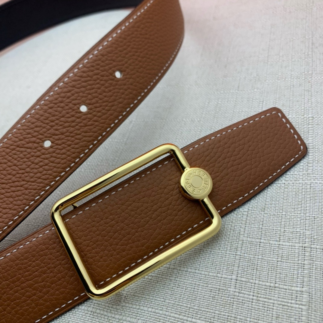 Hermès Basic Belt Top Grain Leather 38cm