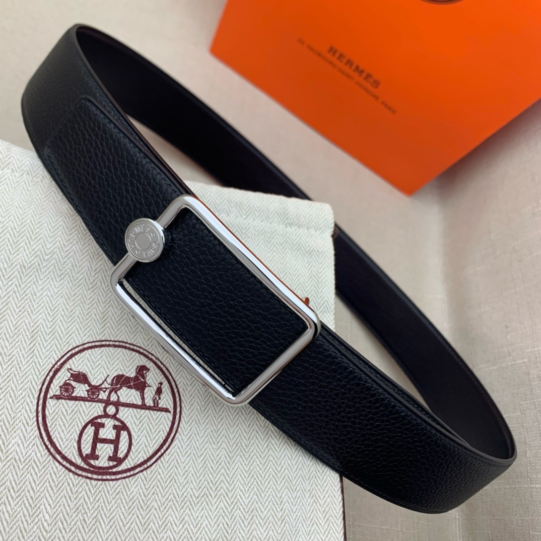 Hermès Basic Belt Top Grain Leather 38cm