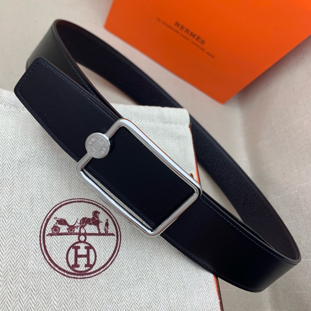 Hermès Basic Belt Top Grain Leather 38cm
