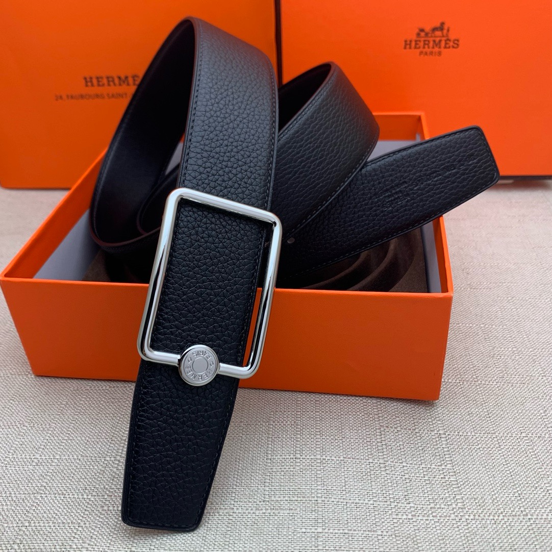Hermès Basic Belt Top Grain Leather 38cm