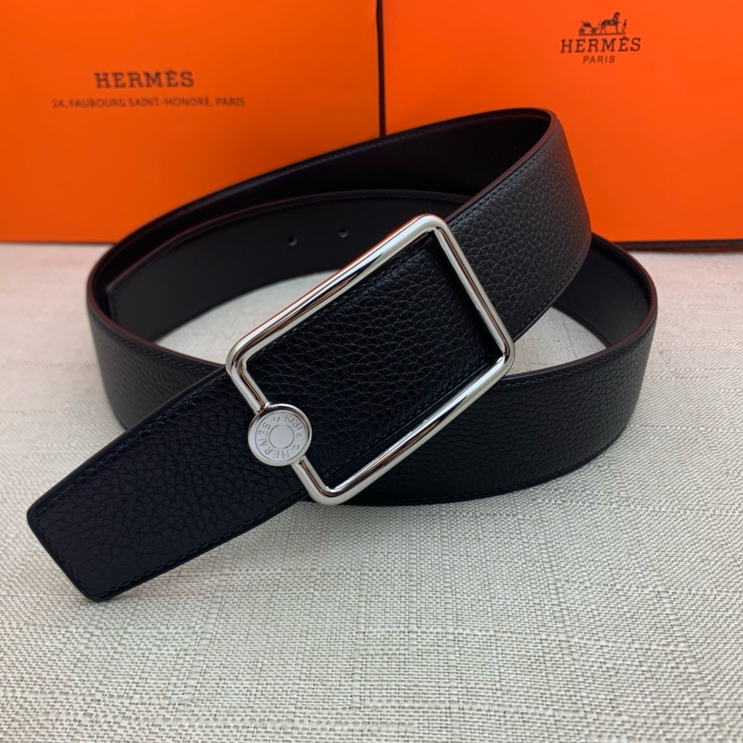 Hermès Basic Belt Top Grain Leather 38cm