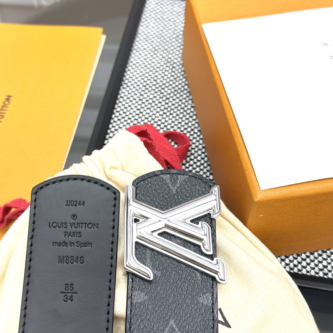 Louis Vuitton Male Basic Belt Canvas S-m-l