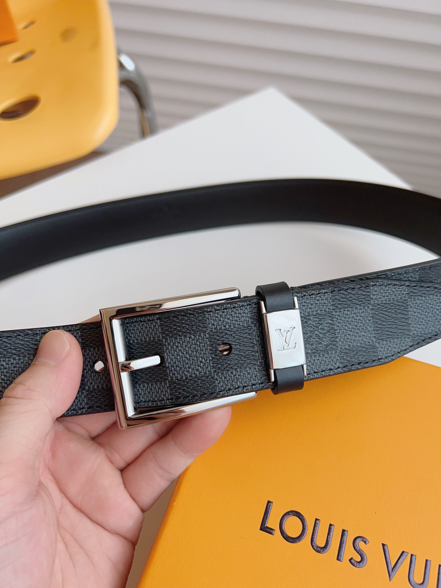 Louis Vuitton Male Basic Belt 35mm-l