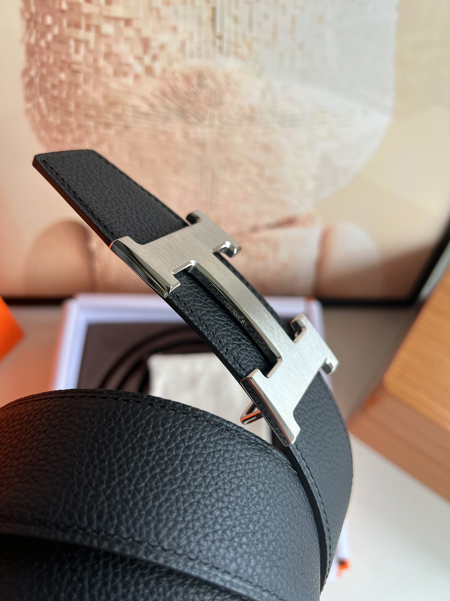 Hermès Male Basic Belt S-m