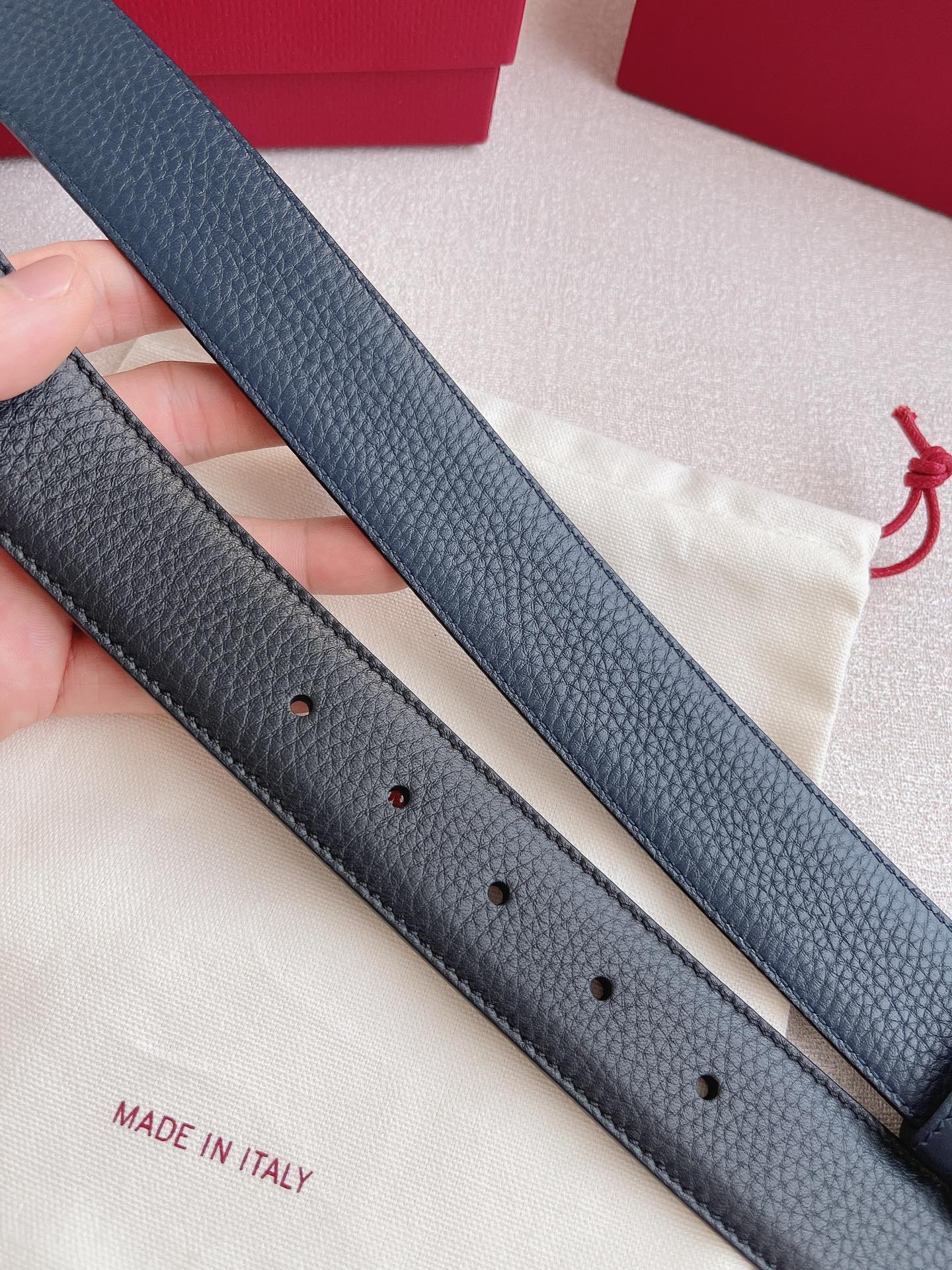 Salvatore Ferragamo Leather Belt 35mm-s-m-l