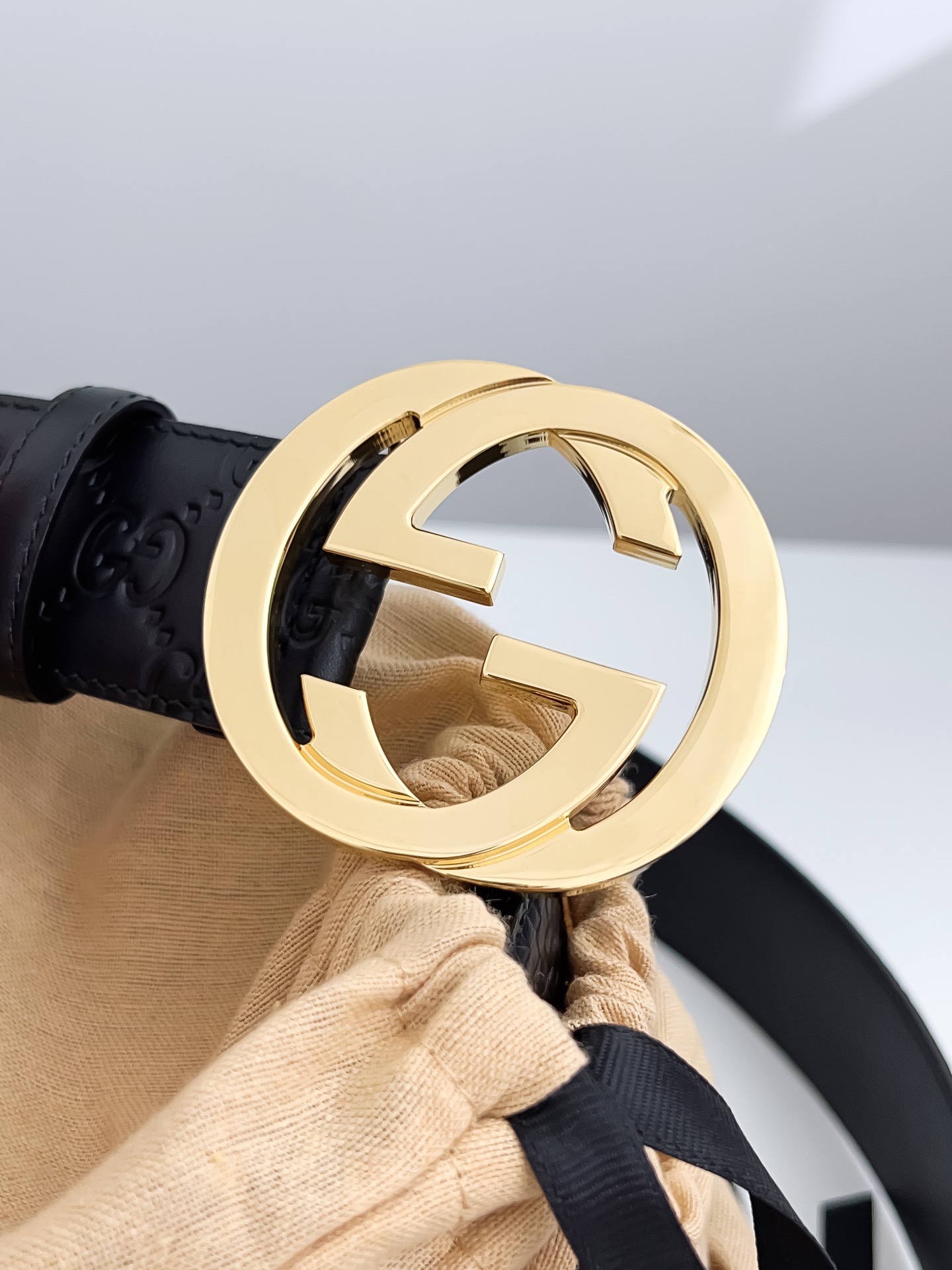 Gucci Basic Belt Silver 125cm-13514