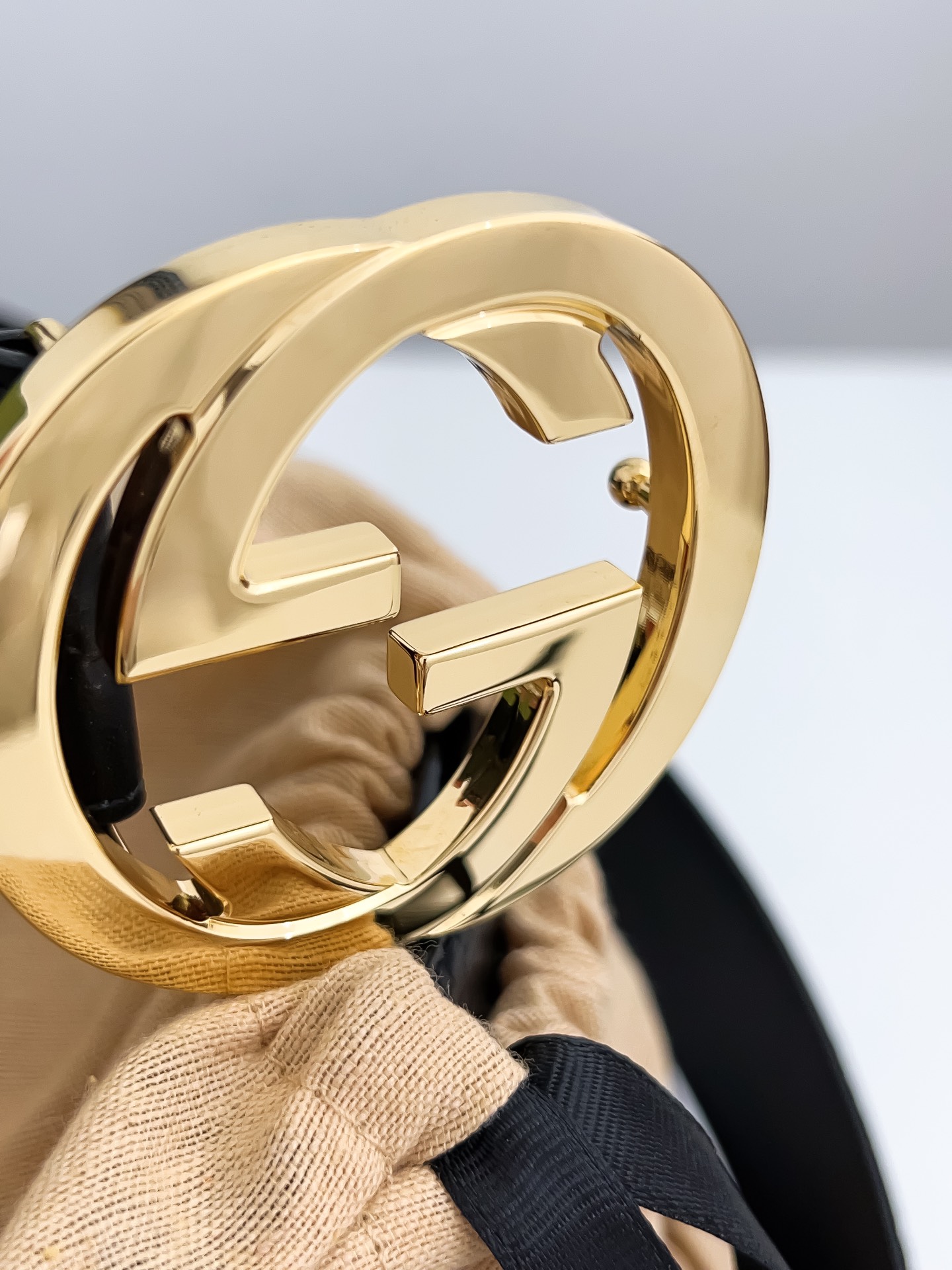 Gucci Basic Belt Silver 125cm-13514