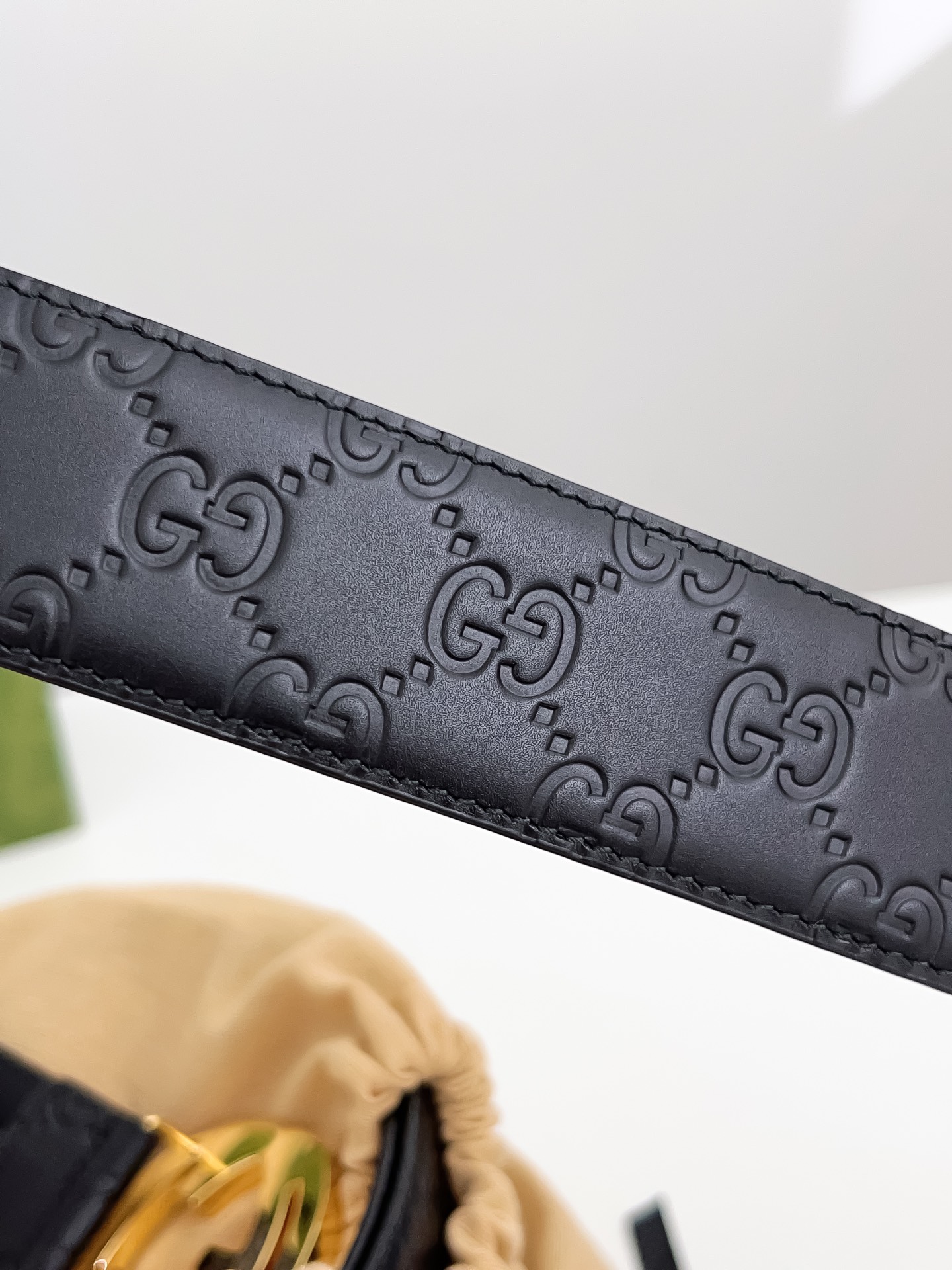 Gucci Basic Belt Silver 125cm-13514