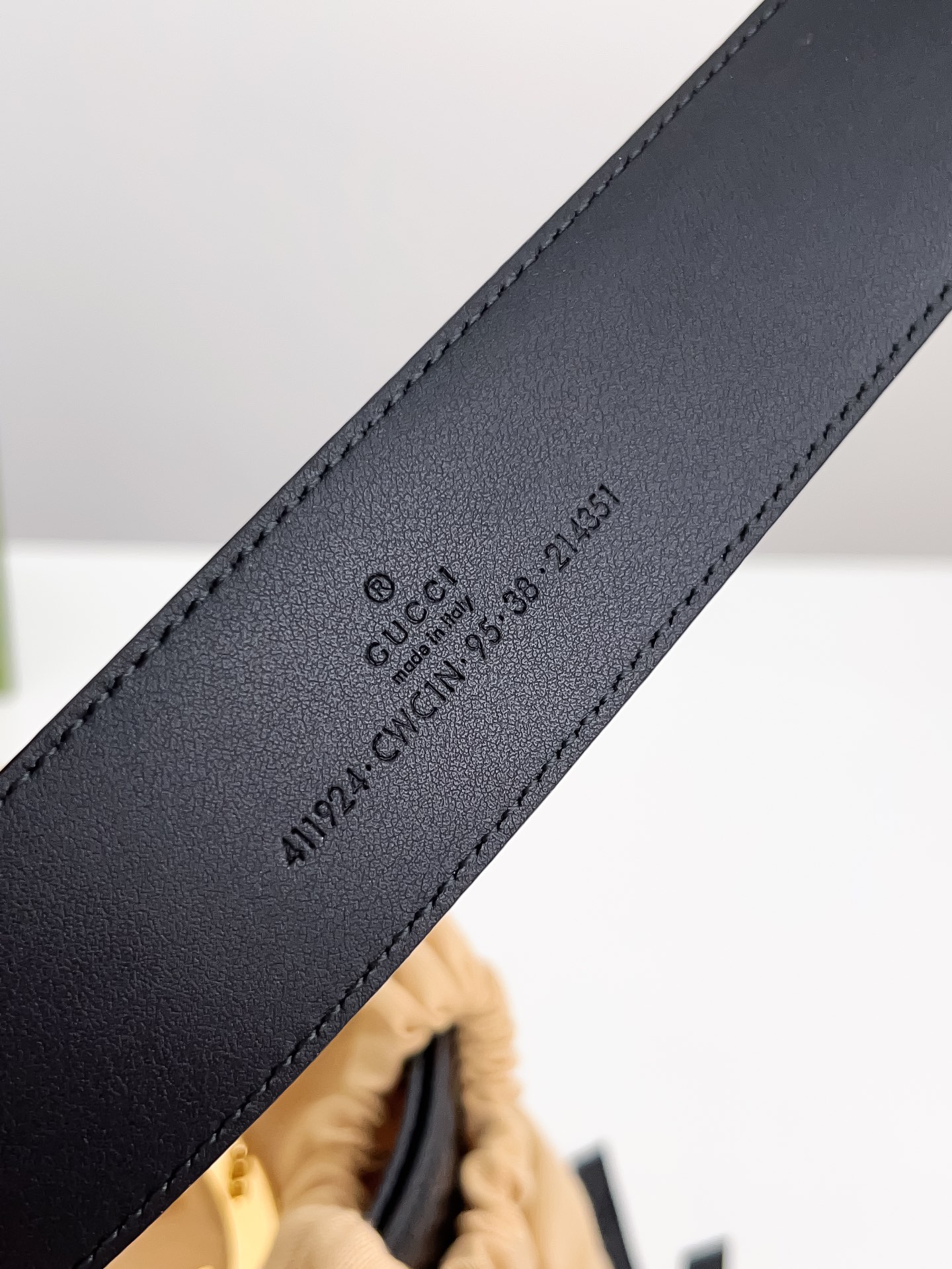 Gucci Basic Belt Silver 125cm-13514