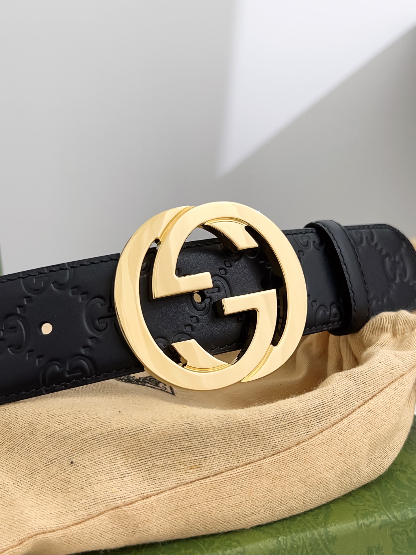Gucci Basic Belt Silver 125cm-13514