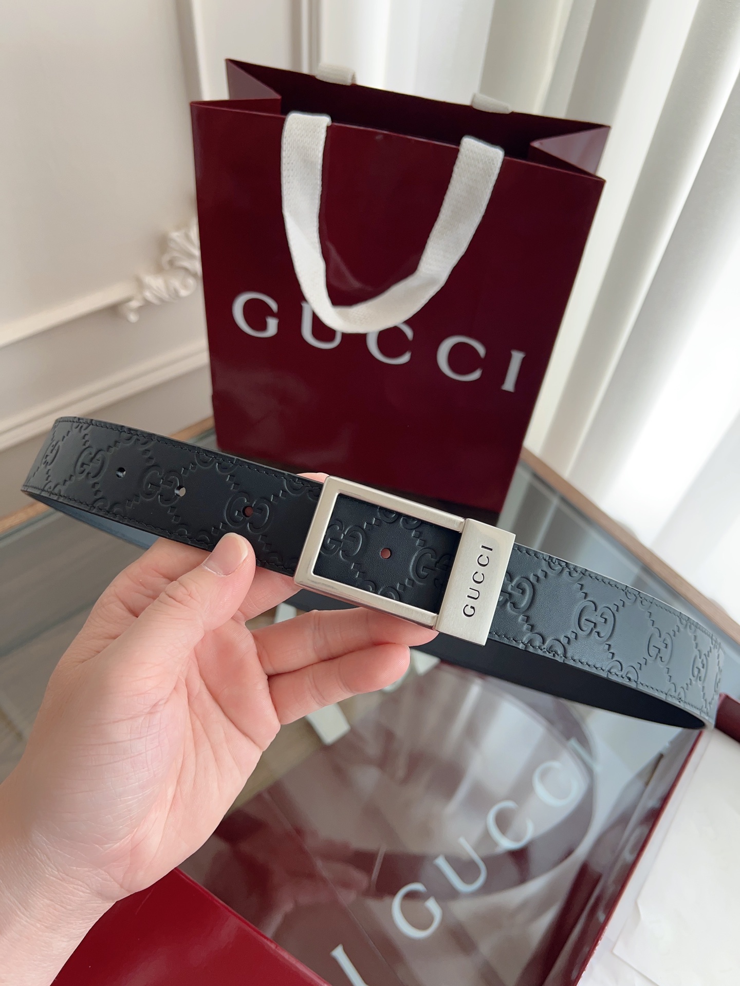 Gucci Male Basic Belt Black 13514
