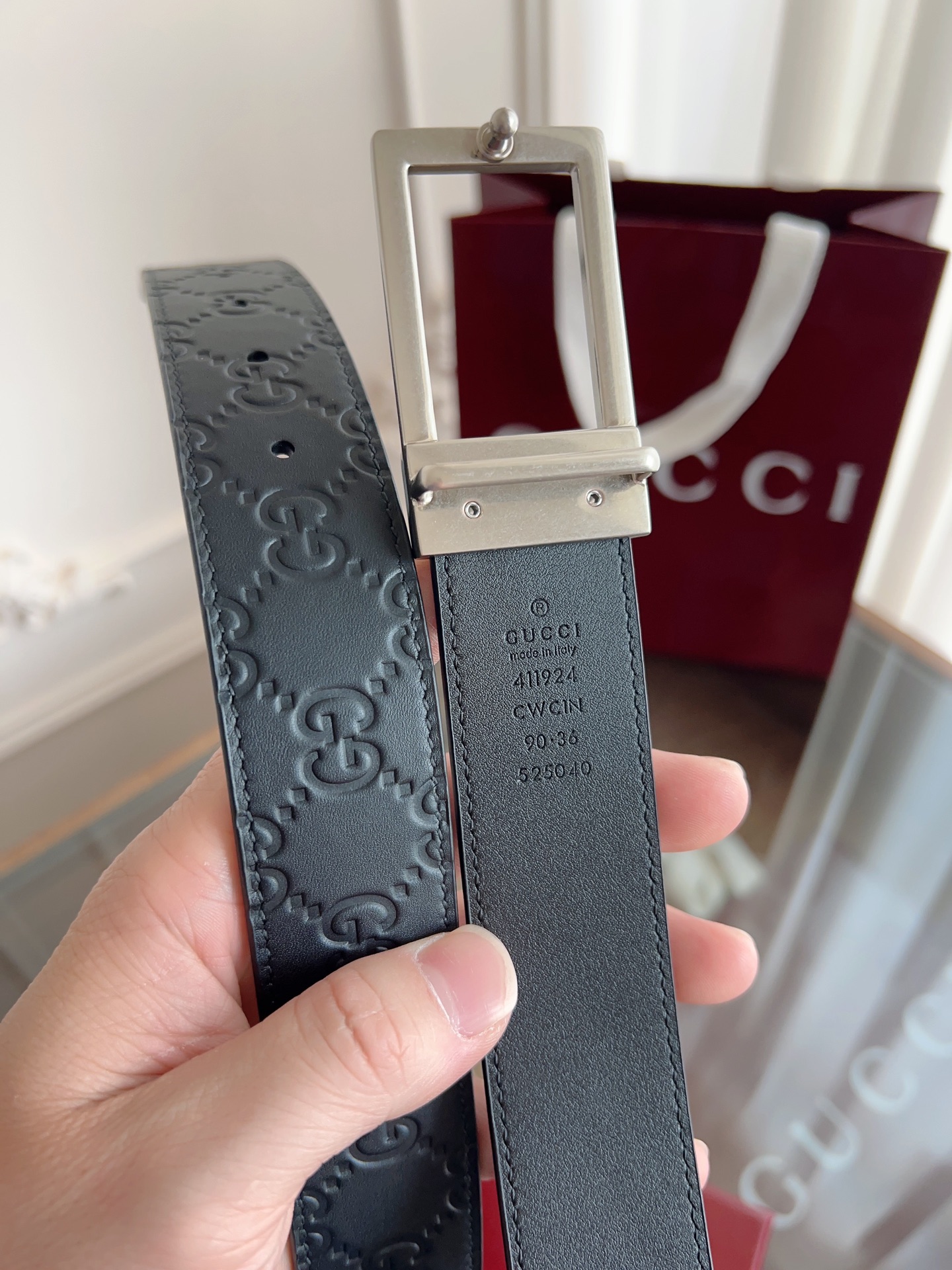 Gucci Male Basic Belt Black 13514