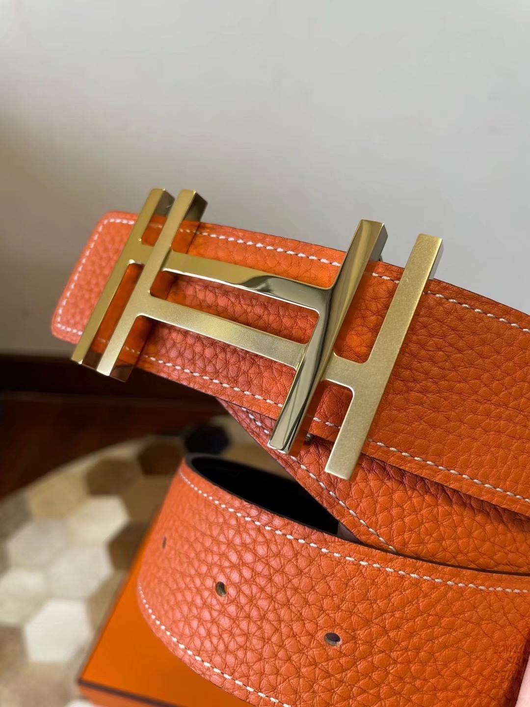 Hermès Male Basic Belt S-m