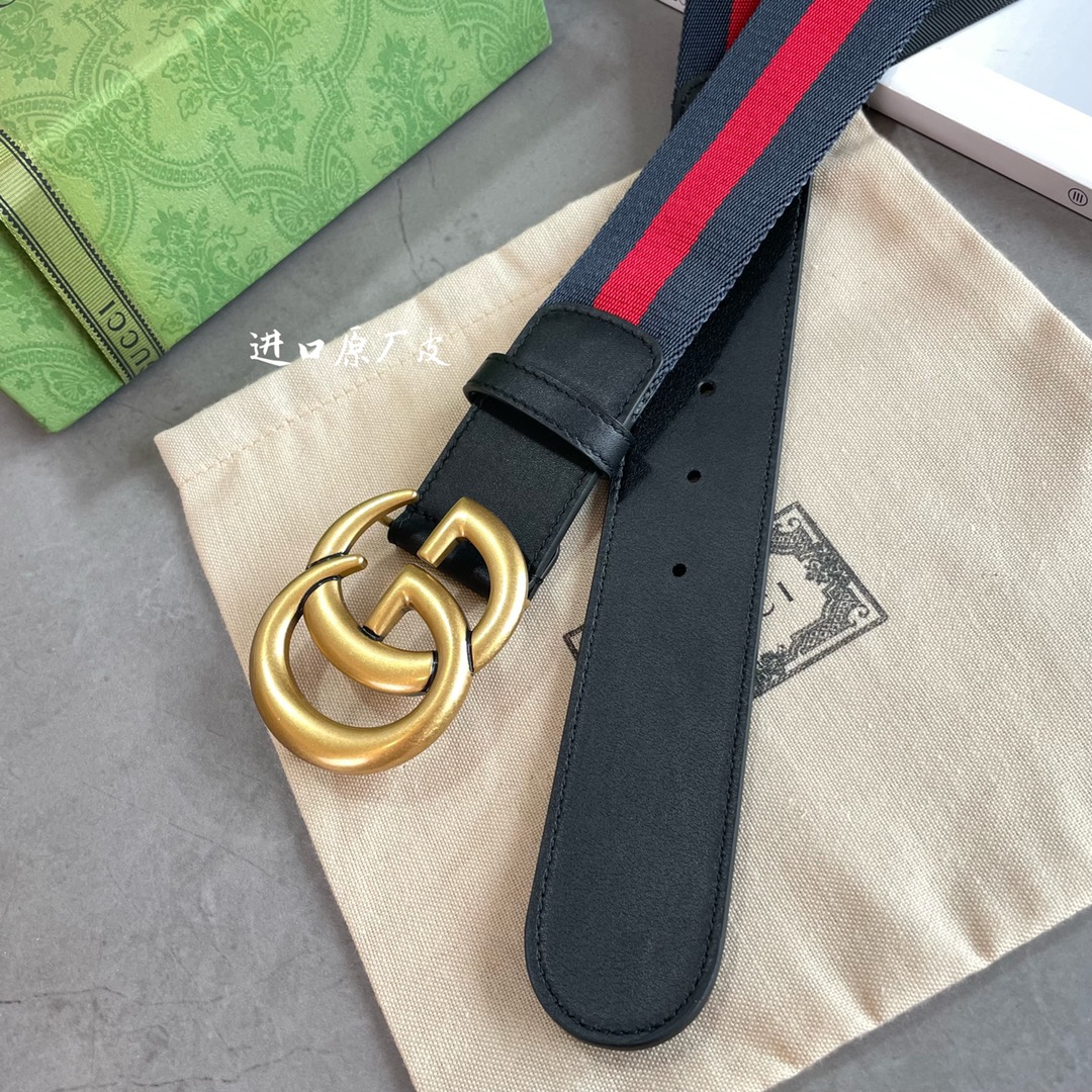 Gucci Basic Belt Cow Leather M