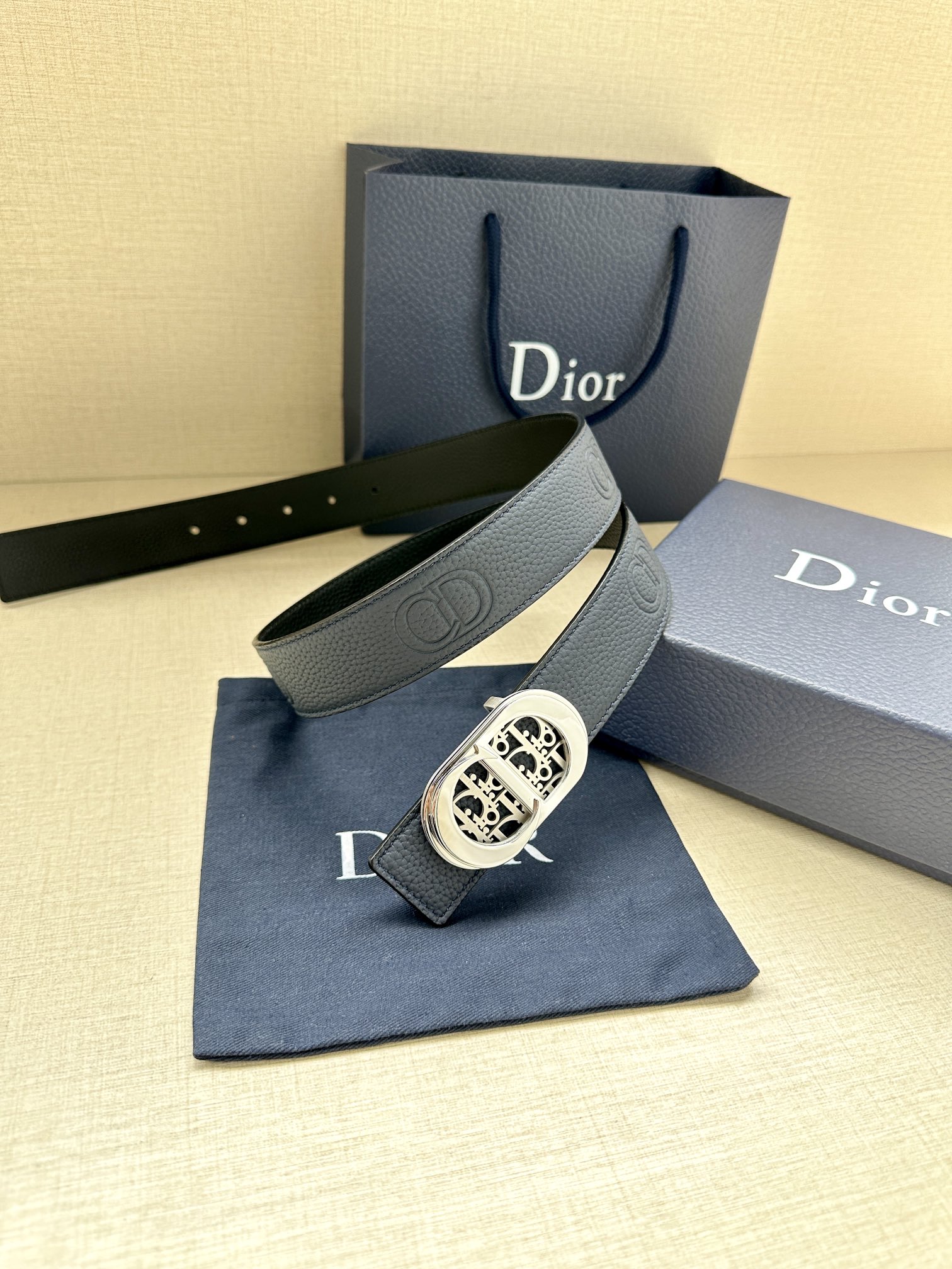 Dior Basic Belt Cow Leather Adjustable