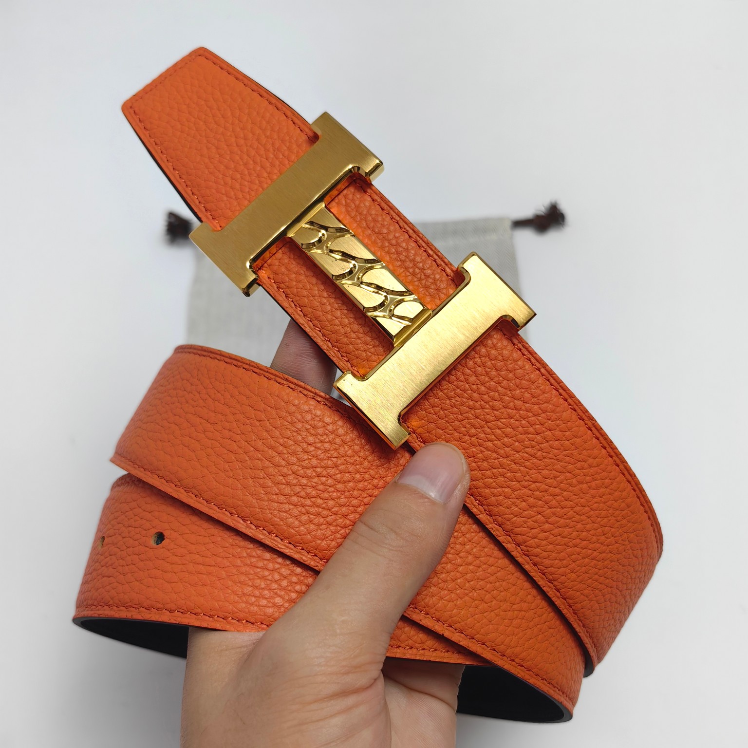 Hermès Male Basic Belt Cow Leather M