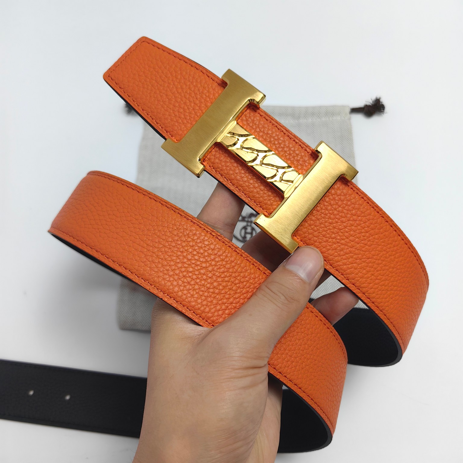 Hermès Male Basic Belt Cow Leather M