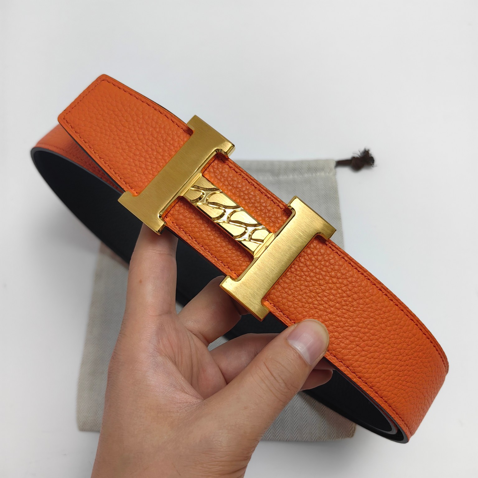 Hermès Male Basic Belt Cow Leather M