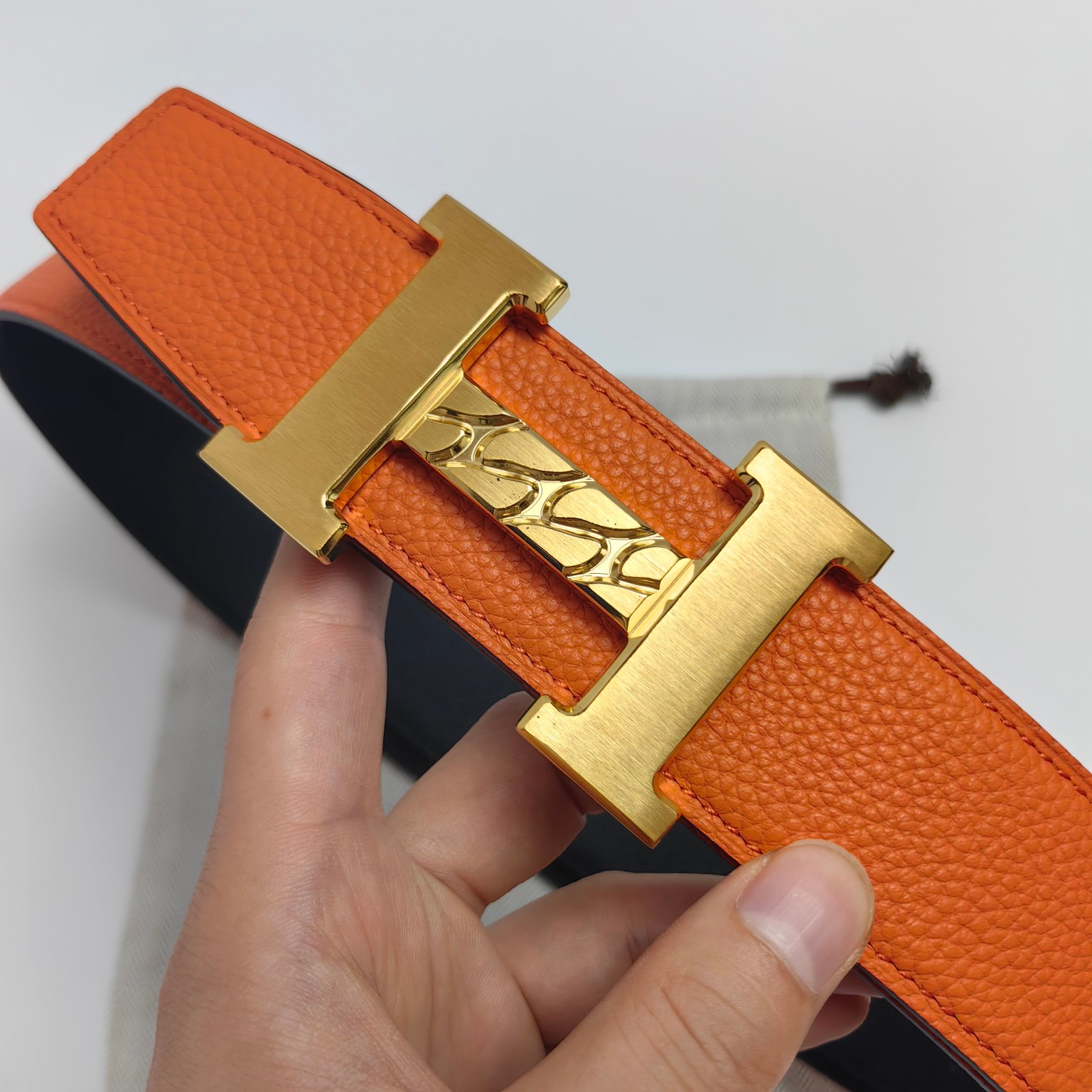 Hermès Male Basic Belt Cow Leather M
