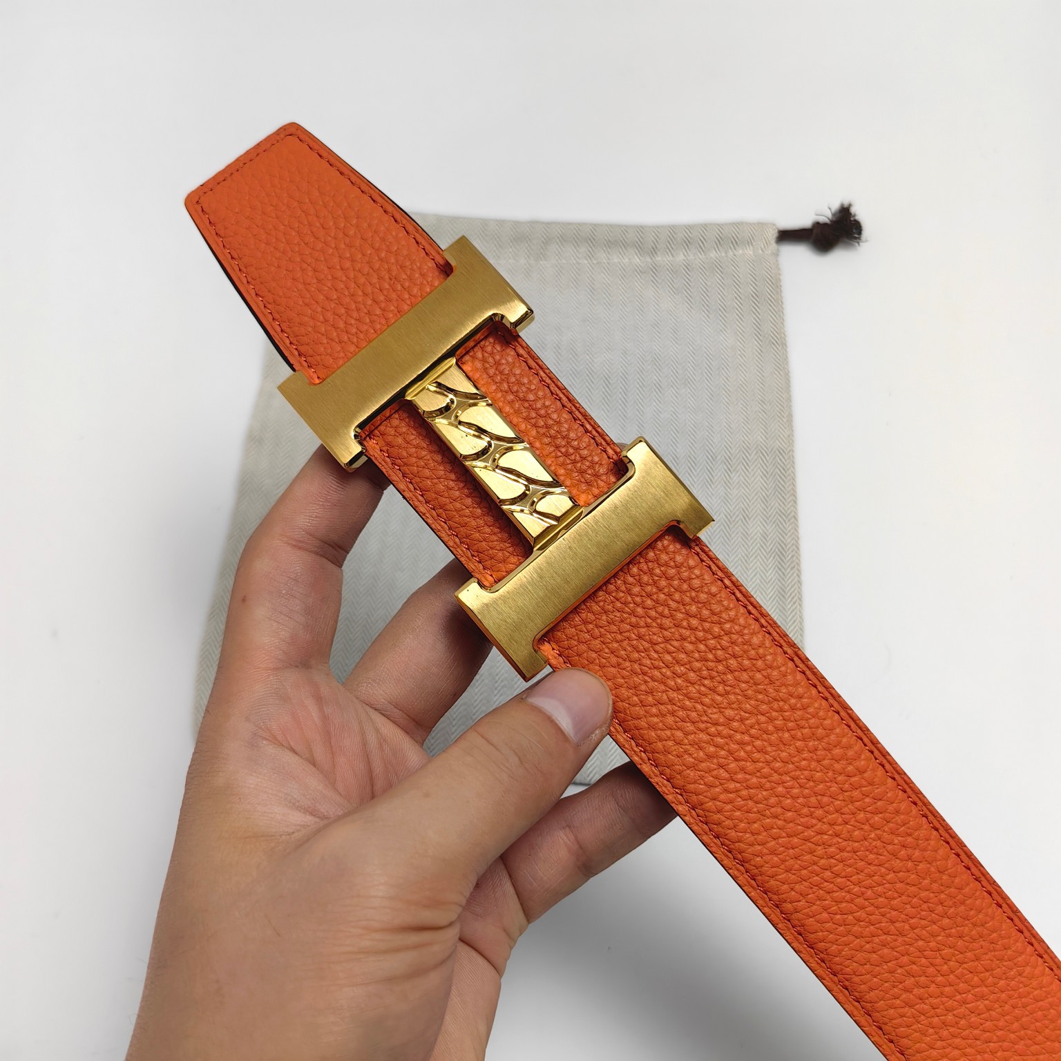 Hermès Male Basic Belt Cow Leather M