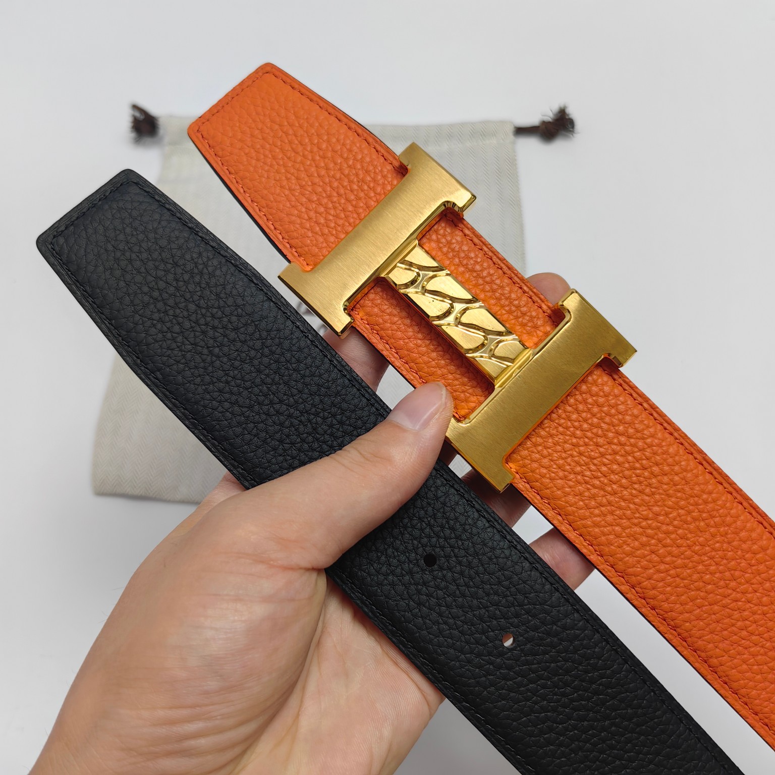 Hermès Male Basic Belt Cow Leather M